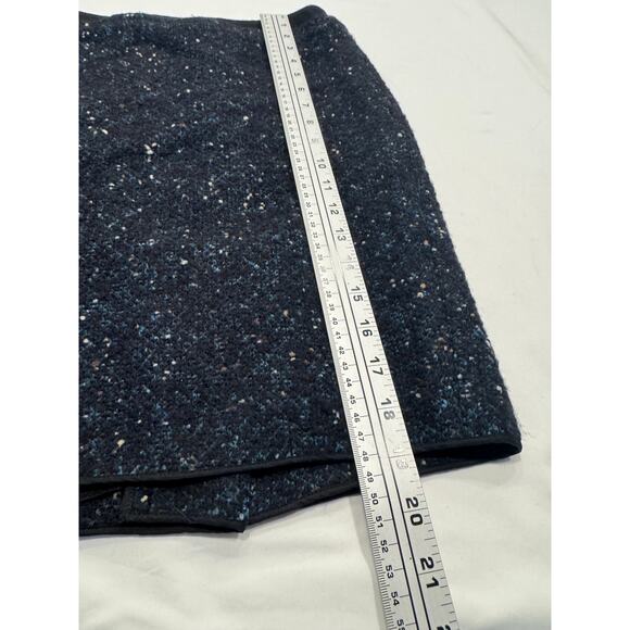 Vera Wang Lavender Label Tweed Wool Blend Pencil Skirt Size 0 Speckled Textured - Picture 9 of 10